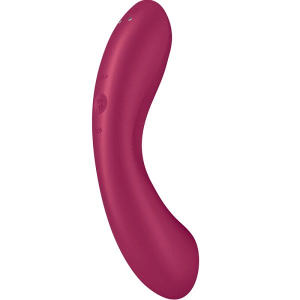 SATISFYER - CURVE TRINITY 1 AIR PULSE VIBRATION RED 5